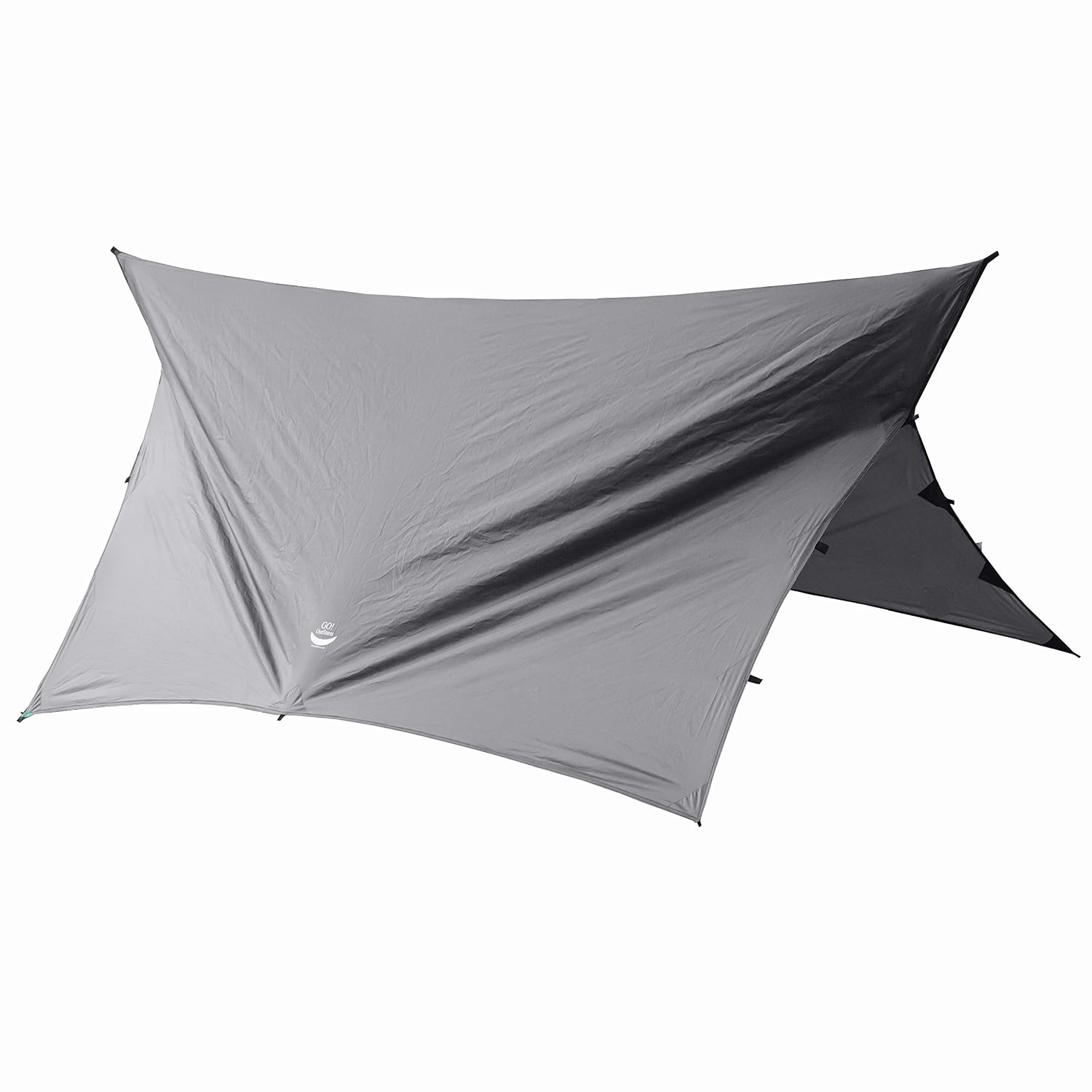 Go Outfitters Apex Camping Shelter/Hammock Tarp, Slate