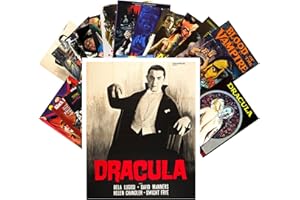 PIXILUV Vintage PostCards 24 pcs Vampires Thriller Vintage Trash Horror Movie Posters