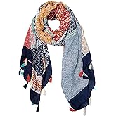 Scarves for Mother's Day Gift Women Large Lightweight Floral Flower Spring Scarf Fashion Wrap Shawls Oversized Shawl Cape by AHYUAN