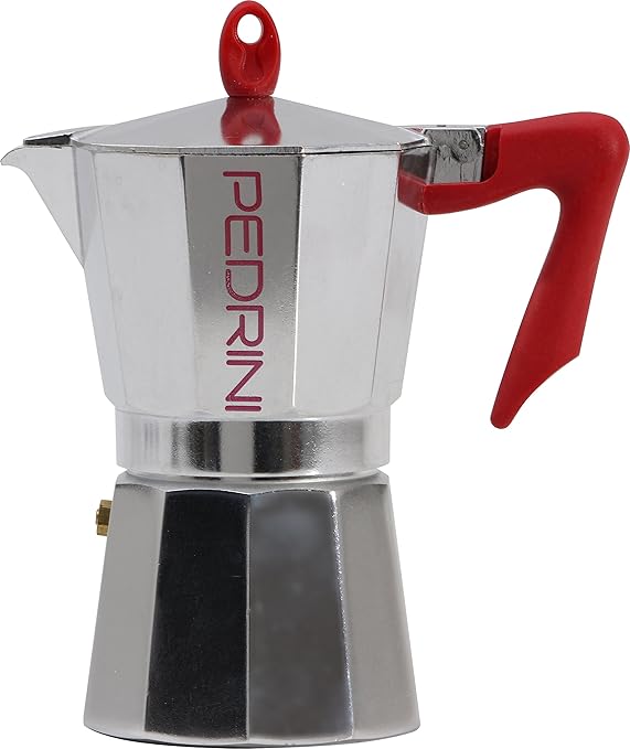 Pedrini 9 Cups Espresso Coffee Pot, Polished Aluminium Review