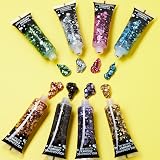 Moon Glitter Holographic Chunky Face Body Glitter Gel Green 12ml Cosmetic view 4