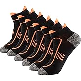 Pauboland Men's Anti Sweat Odor Control Quick Dry Cotton Athletic Low Cut Ankle Running Socks