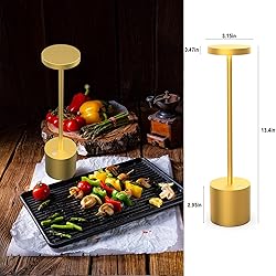YHT Rechargeable Cordless LED Table Lamp Portable