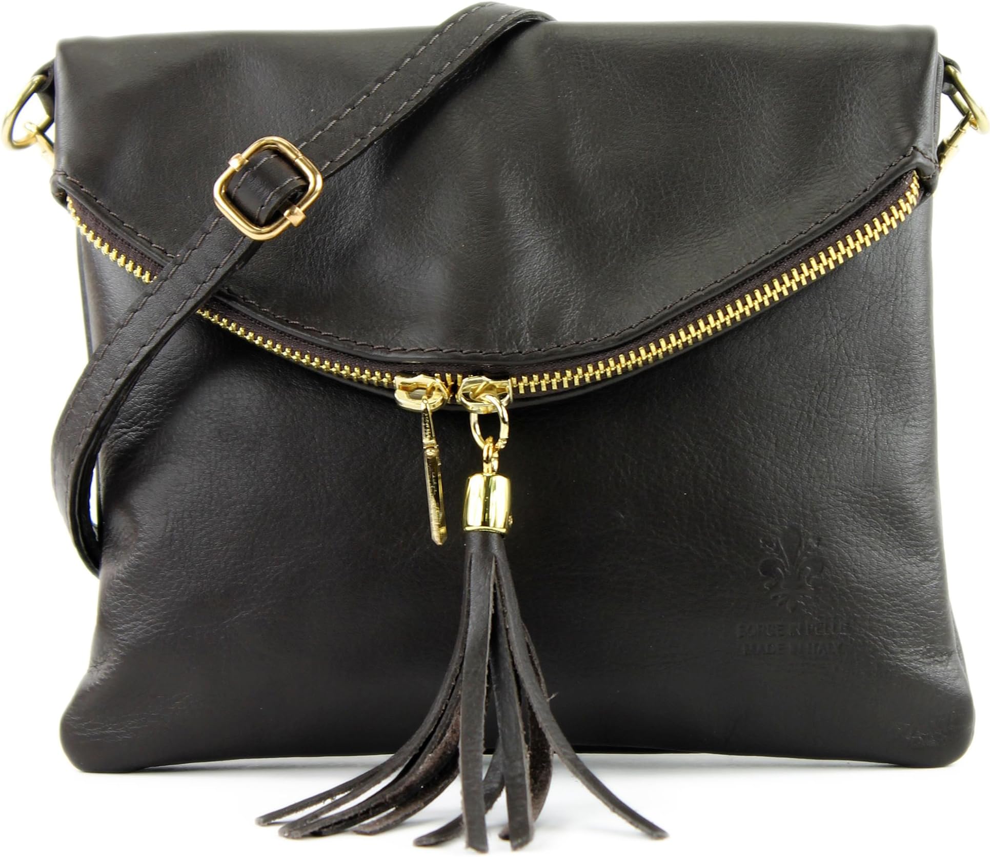 Ital. Leather Clutch Shoulder Bag Underarm Shoulder Bag Girl Small Nappa Leather T139