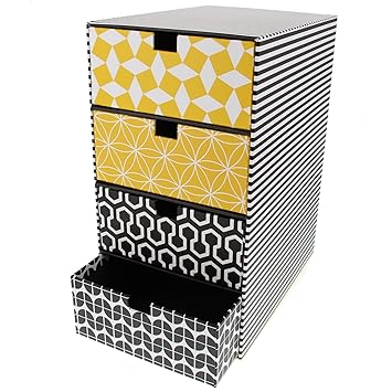 Goldbuch Off Line Drawer Storage Box Small 4 Drawers 4
