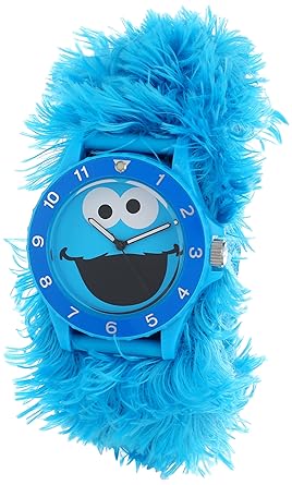 Sesame Street Kids SW4930CM Cookie Monster Blue Link Slap Watch