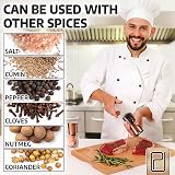 PJCKitchen Salt and Pepper Grinder Set - Copper Stainless Steel, 6 oz view 4