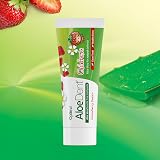 Aloe Dent Children's Aloe Vera Toothpaste Fluoride Free 50 ml Pack of 2 view 5