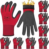 Joottuan Winter Work Gloves Thermal Insulated Work Gloves Freezer Gloves Waterproof Foam Latex Coated Gloves for Men Women