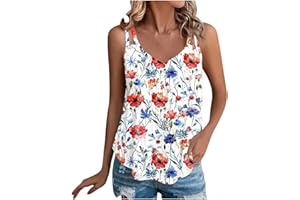 MFNDVD Floral Tank Tops for Women Spaghetti Strap Eyelet Embroidery Blouse Camisole Tops Going Out Summer Shirts Graphic Tees