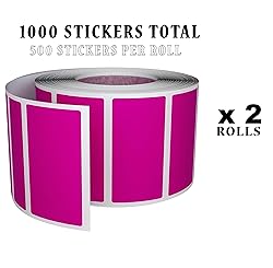 Royal Green Colored Rectangular Stickers Purple