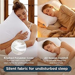 Bedsure Pillows Queen Size Set of 2 - Soft Bed