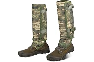 Skiguard Snake Guard Gaiters - Waterproof Chaps for Lower Legs, Bite Proof Guardz, Adjustable Size