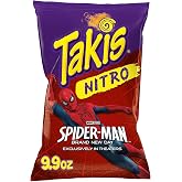 Takis Nitro 9.9 oz Sharing Size Bag, Habanero &amp; Lime Flavored Extreme Spicy Rolled Tortilla Chips
