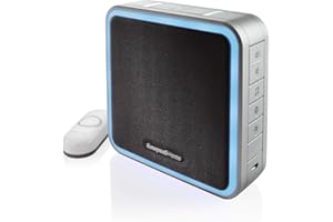 Honeywell Home RDWL917AX2000/E Doorbell Portable Wireless Doorbell & Push Button-9 Series, Blue,Grey