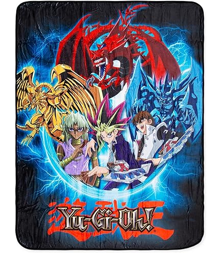 Amazon.com: Yu-Gi-Oh! Anime Throw Blanket | Character Yami Joey