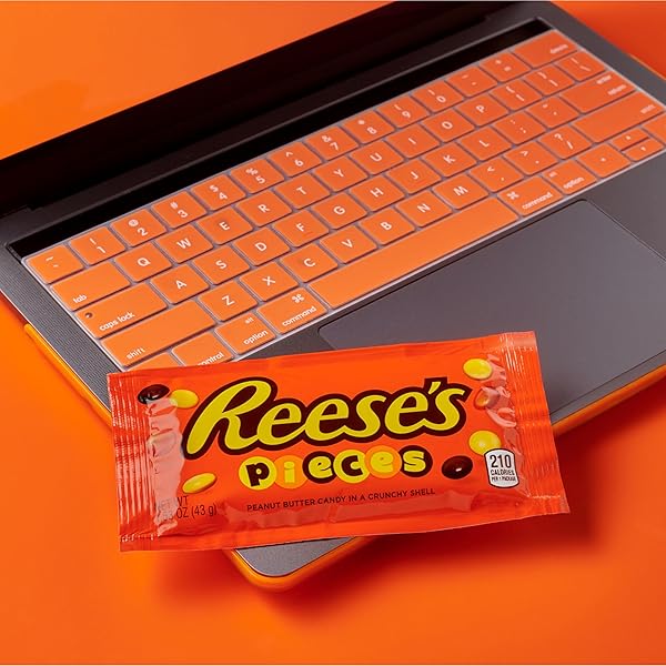 REESE’S PIECES PEANUT BUTTER IN A CRUNCHY SHELL, CANDY BAGS, 1.53 OZ (18 COUNT)