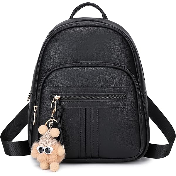 Amazon.com: Small Leather Backpack Mini Cute Casual Daypack Fashion  Zippered Pockets Crossbody Bags for Women Girl (Ivory) : Clothing, Shoes &  Jewelry