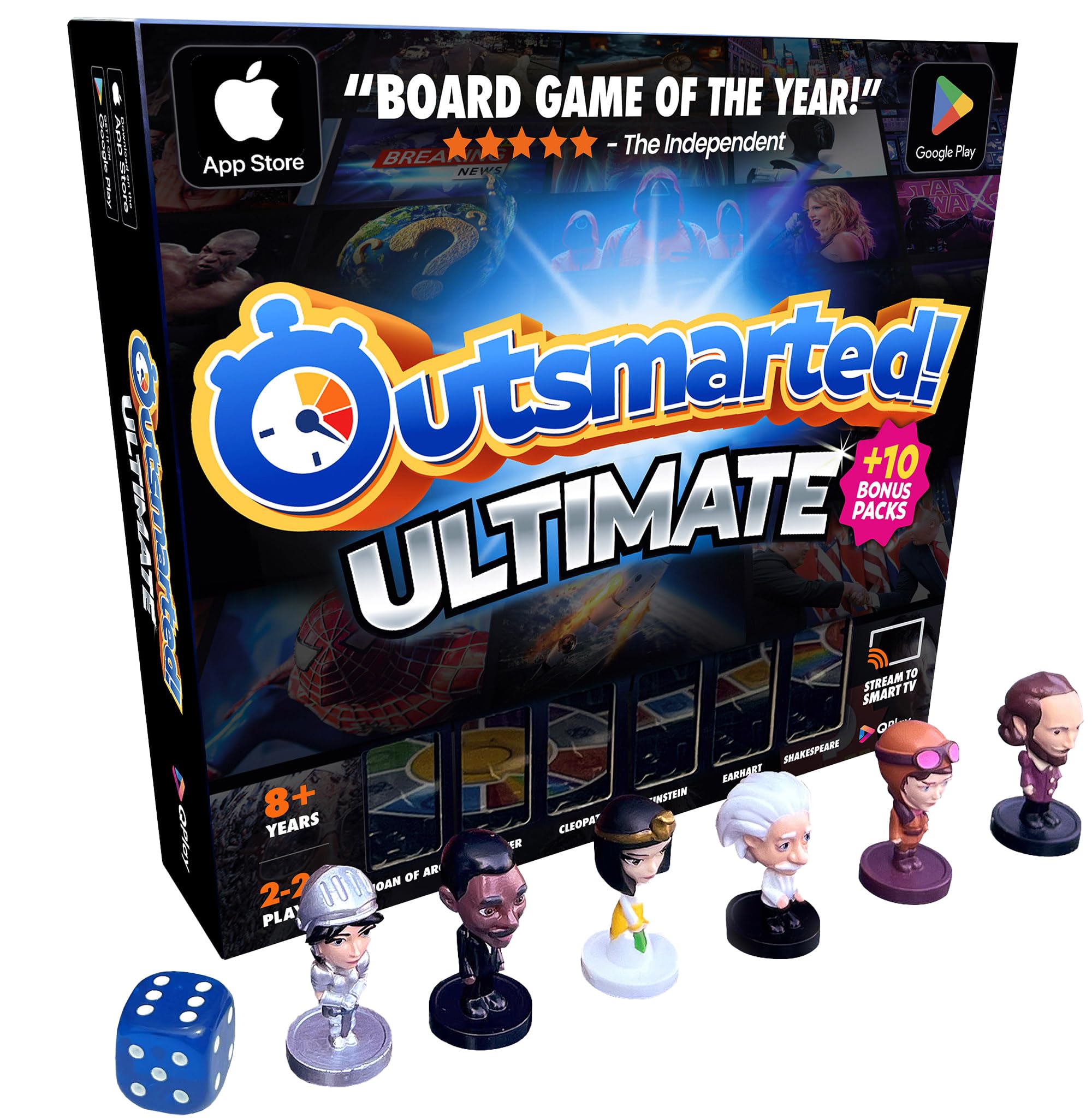 Outsmarted Ultimate Edition - 10 Exciting Bonus Categories | Kids, Teens & Adults | Next-Level Game Night For Family & Friends | 2–24 Players | Age 8+ | 10,000+ Questions | 2026 UK Edition