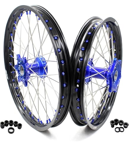 Amazon.com: KKE 1.6 x 21/2.15 x 19 Mx ruedas CNC para YAMAHA YZ125
