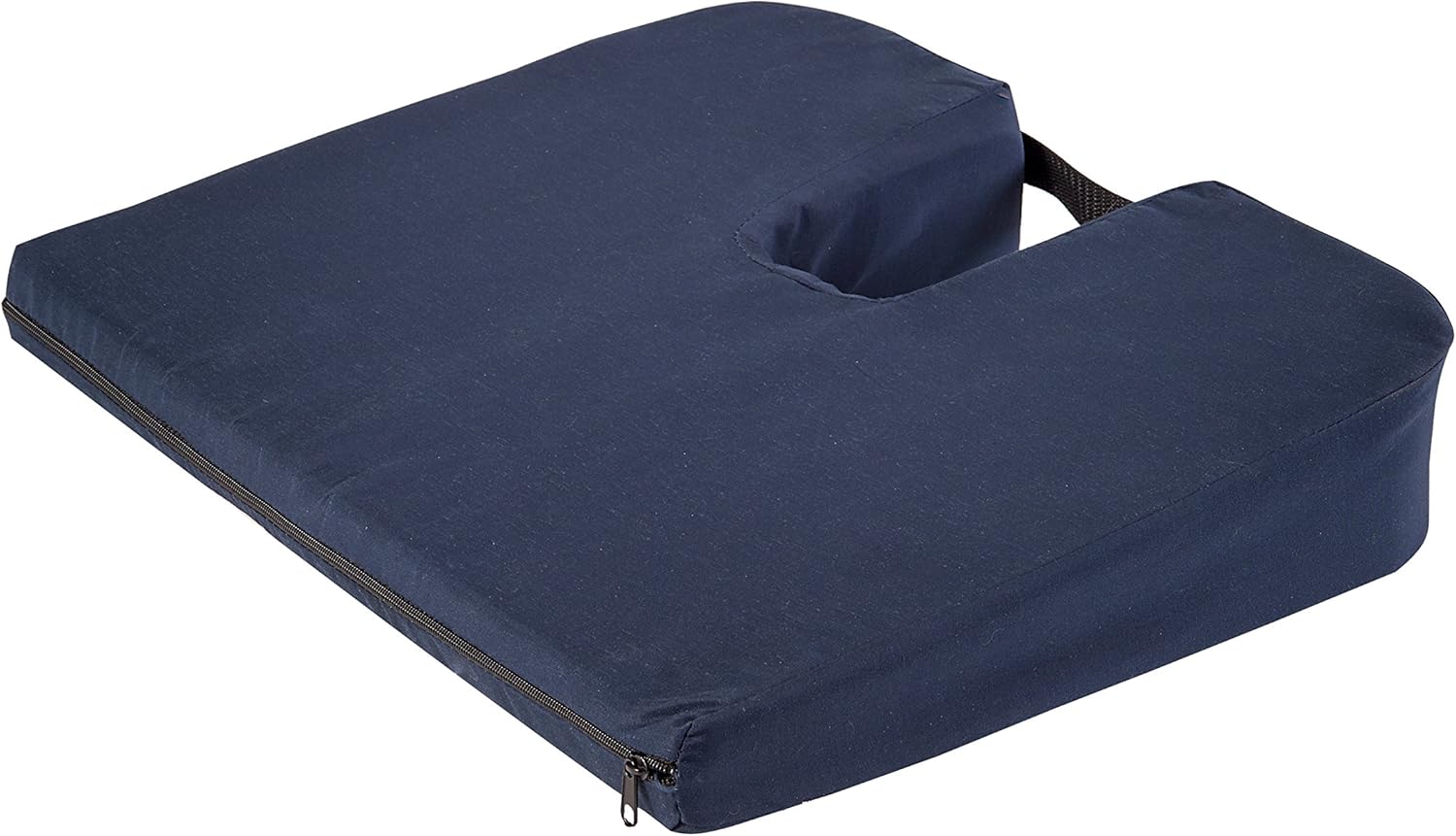 DMI Sloping Seat Cushion for Coccyx Support and Better Posture with Cover, Navy: Health & Personal Care