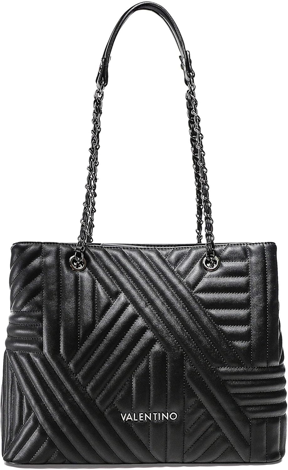 Valentino by Mario Valentino Women's Signoria Quilted Tote Bag Black