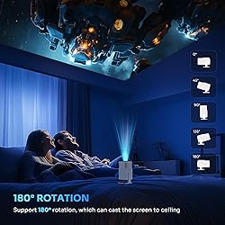 2024 NEW Smart Mini Projector with 180° Adjustable