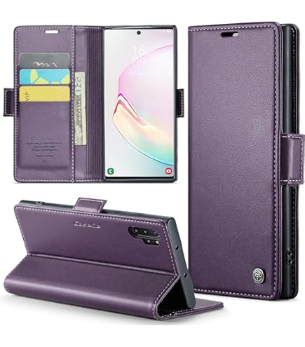 Amazon.com: Samsung Galaxy Note10 Case, S-View Flip Cover - Silver