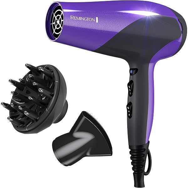 Remington damage protection 1875W hair dryer in purple