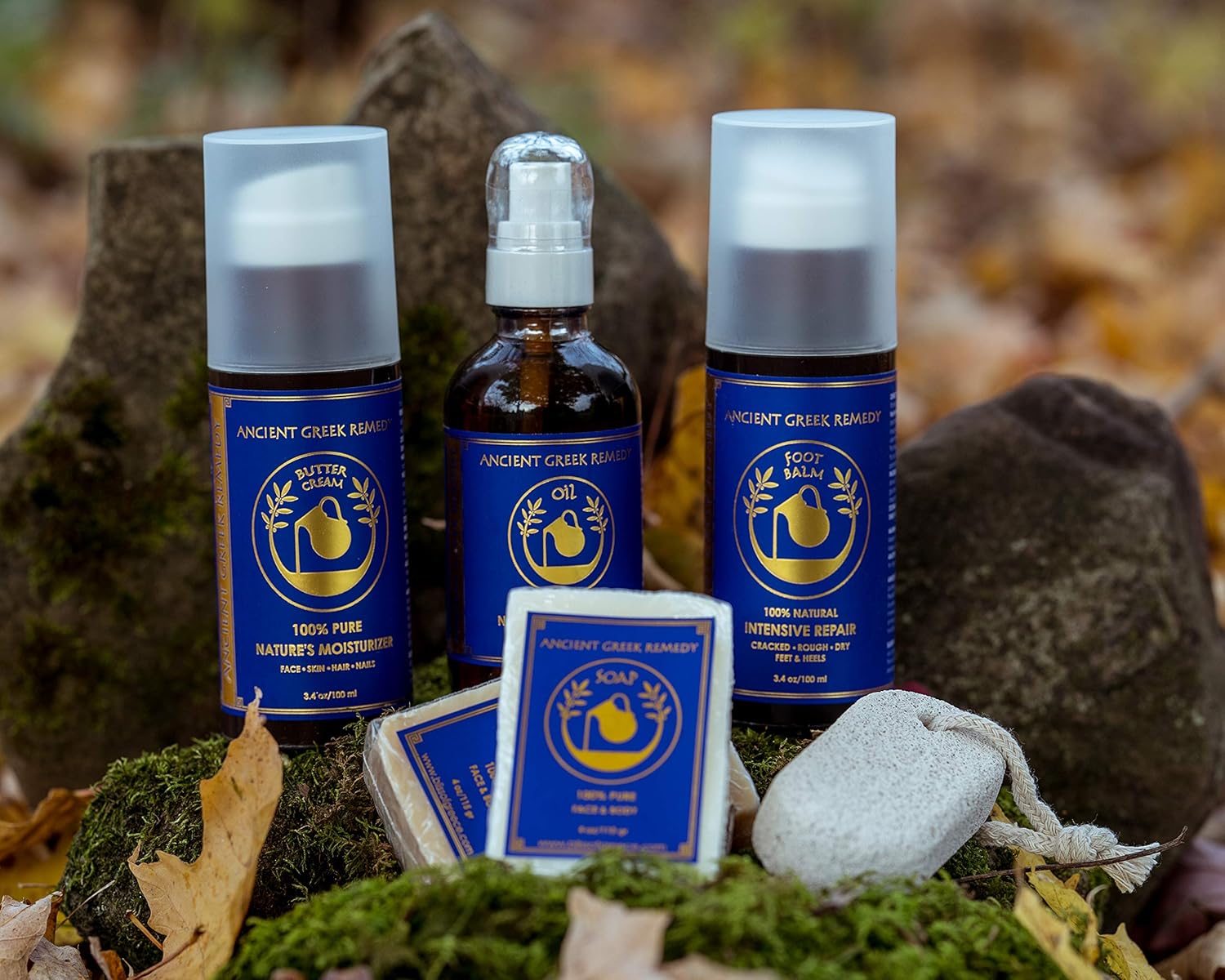 Ancient Greek Remedy Organic Spa Skin Care Gift Set, Perfect for Moms, Pregnancy, Daily Bath and Shower, Face and Body Care, and Post Cancer, Chemo Rejuvenation : Beauty