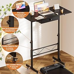 GTRACING Small Standing Desk Adjustable Height