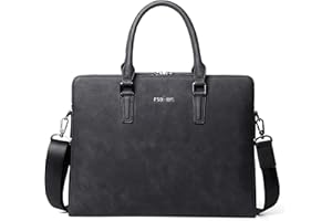 FSD.WG FSD. WG Business Bag Leather Messenger Bag Water Resistant Business Travel Briefcase Handbag Briefcase for Men