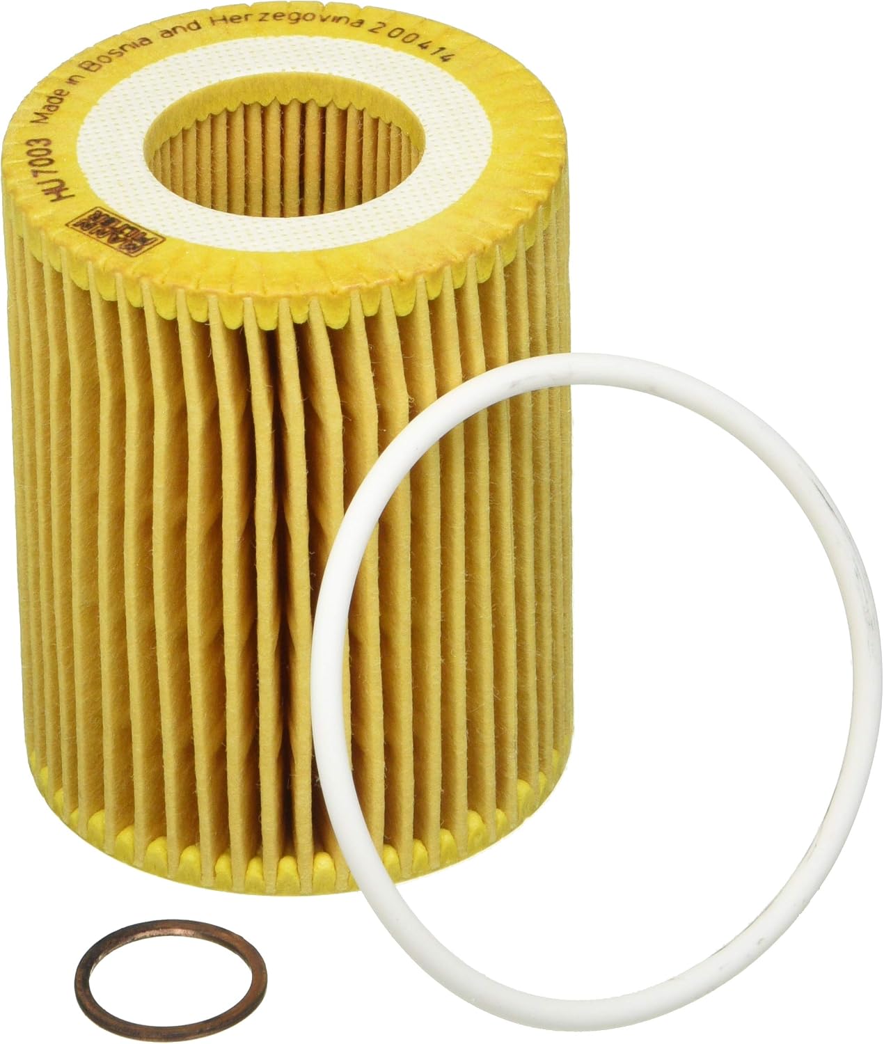 MANN-FILTER HU 7003 x Oil Filter - for Cars + Transporters, White, Single pack - Image 3