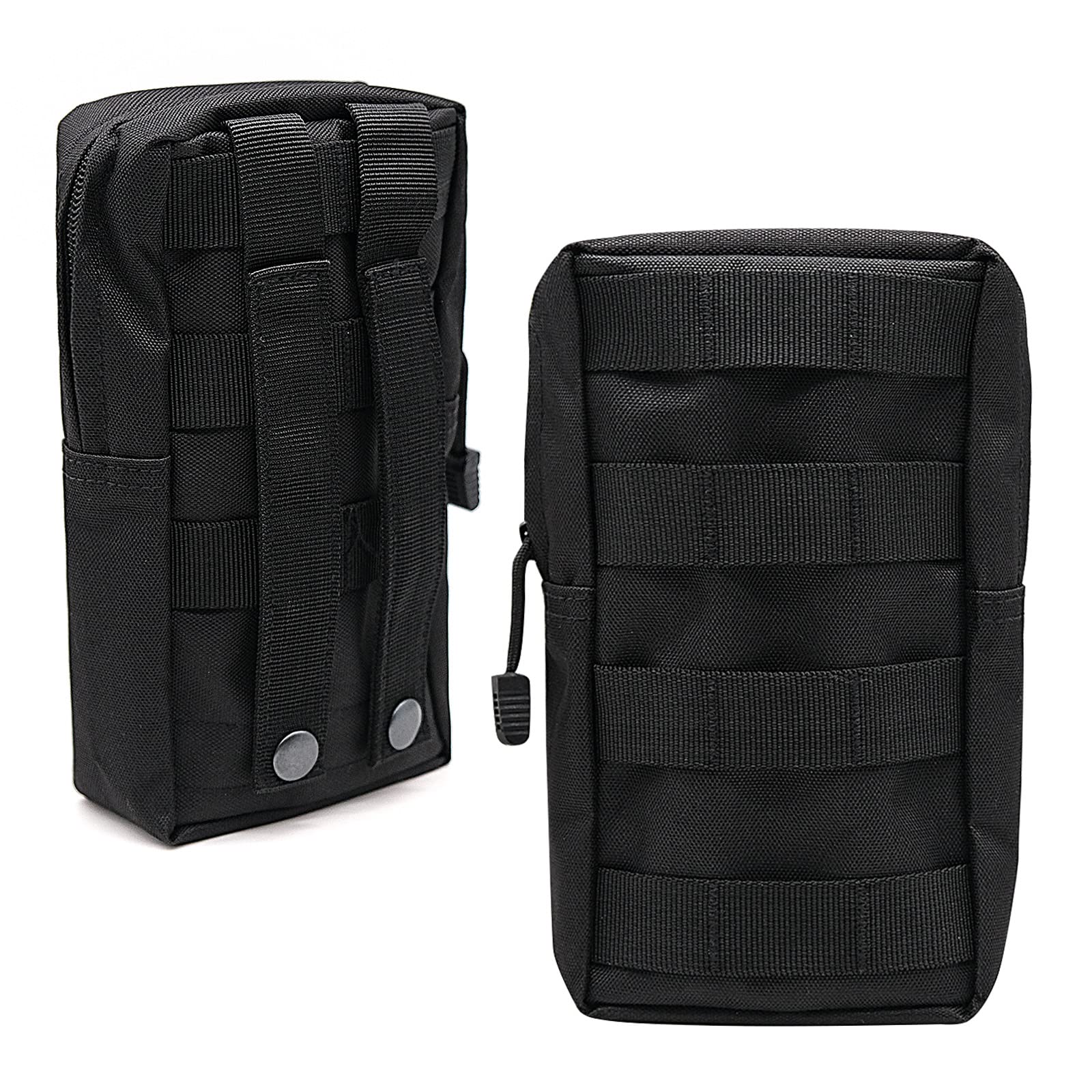 2 Pcs Molle Pouches Tactical Waterproof EDC Bag Small Military Waist Pack Multifunctional Utility Pouch Phone Pouch Small Bumbagfor Camping Hiking Trekking Cycling