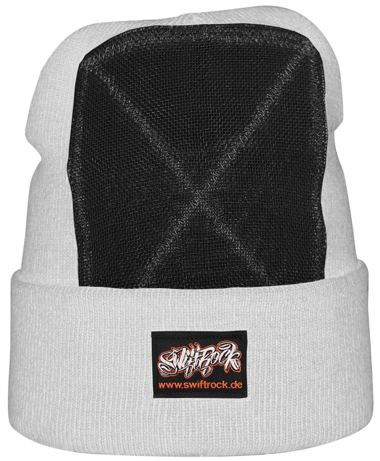 Swift Rock Classic Breakdance Headspin Beanie, Weiß / White, One size fits all