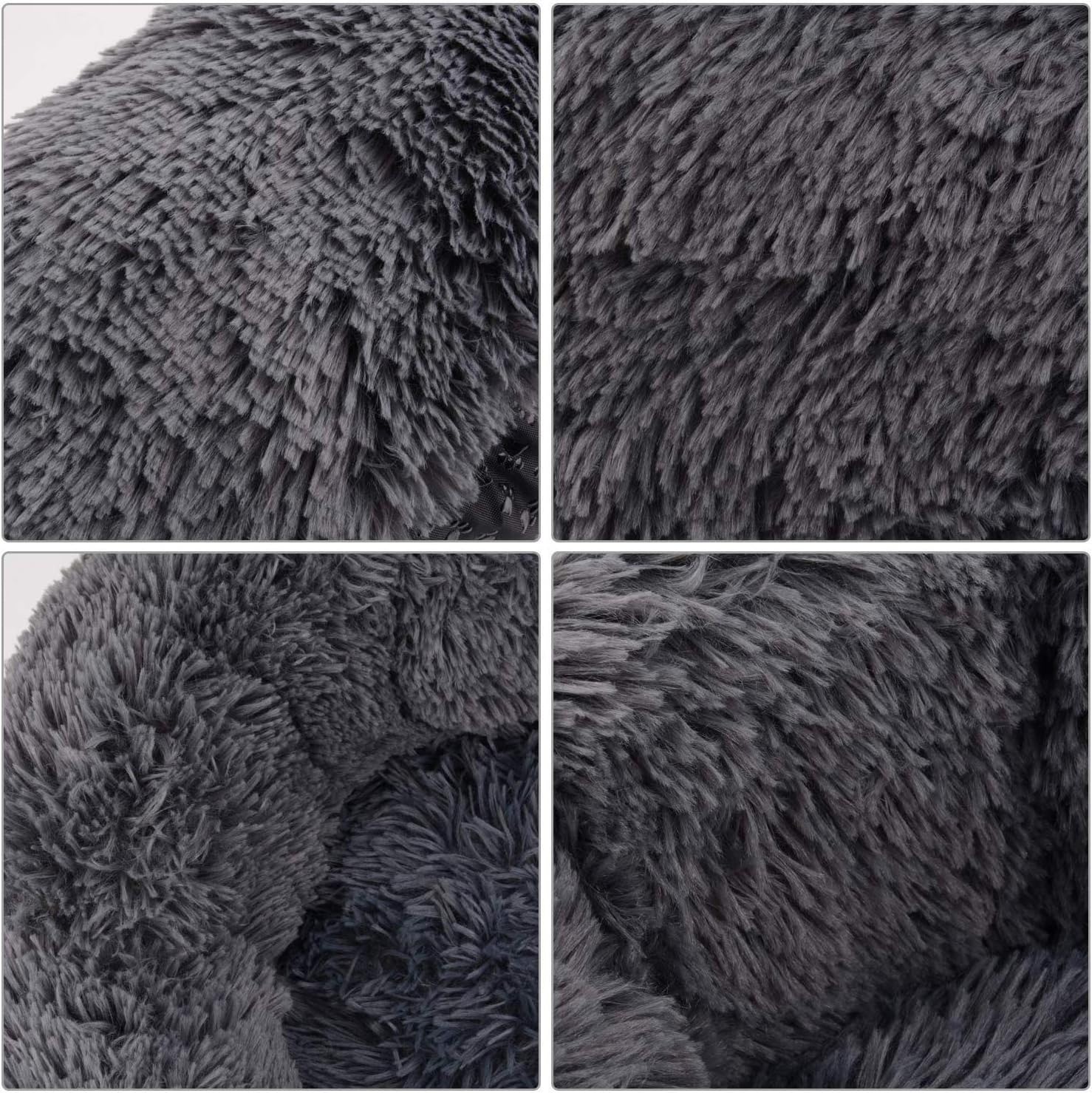 Legendog Cat Bed, Cat Bed for Indoor Cats Cat Bed Round Kitten Cushion Bed, Faux Fur Cat Beds for Small Cat and Small Dog, Plush Soft Cat Sleeping Bed : Pet Supplies