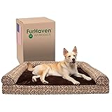 Furhaven Memory Foam Dog Bed for Large Dogs