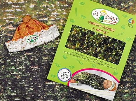 sushi swaddle blanket