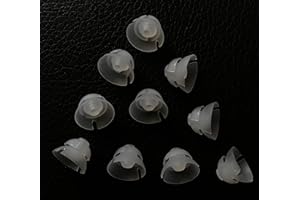 Jungle Care® (12mm Large * 10pc) Double Layer Magic Hearing Aid Domes Comfortable PSAP (Personal Sound Amplifiers Product) Kit Ear Tips Invisible, Perfect for Open Air (Open fit), except for RIC