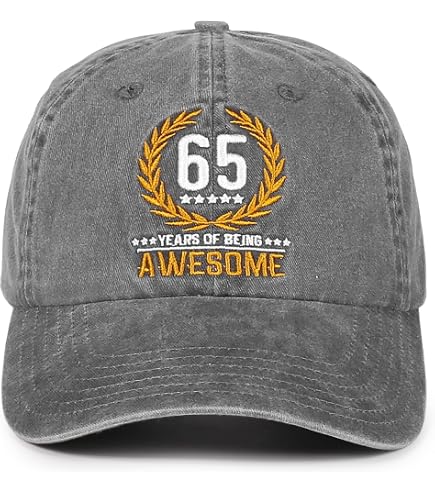 65th Birthday Gifts for Men Women 1961 Vintage Hat Embroidered