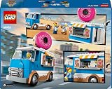 LEGO City Donut Truck Toy 60452 with 2 Minifigures Creative Building Set view 12