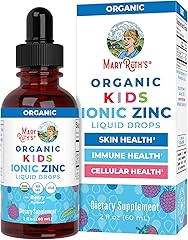 MaryRuth's USDA Organic Kids Ionic Zinc Liquid Drops, Berry, 2 oz | Zinc Supplements for Kids, Immune Support Supplement, Cog