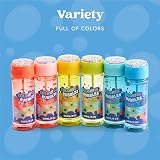 JOYIN 12 Pack Bubble Bottles 60ml Rainbow Design Wands Party Kit view 3