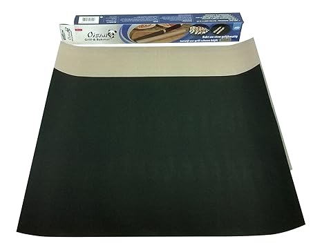 Oishii Grillmatte + Backmatte BBQ Antihaft Barbecue wiederverwendbar 50 x 40 cm