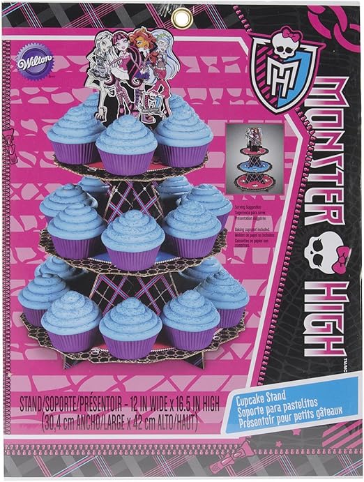 Amazon Com Wilton 1512 6677 Monster High Cupcake Stand