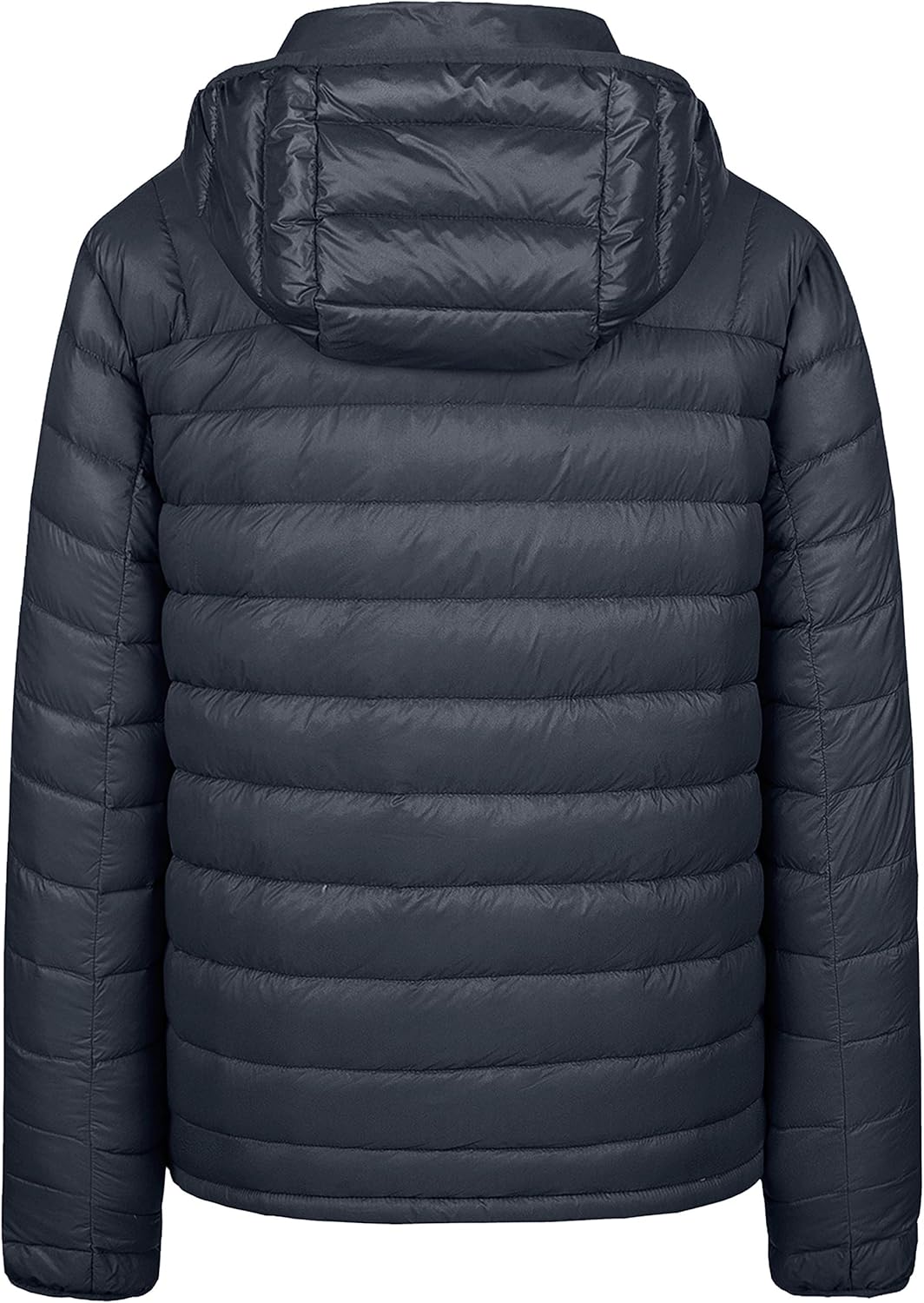 Wantdo Men's Packable Down Jacket Insulated Warm Winter Coat Hooded Puffer Jacket at  Men’s Clothing store