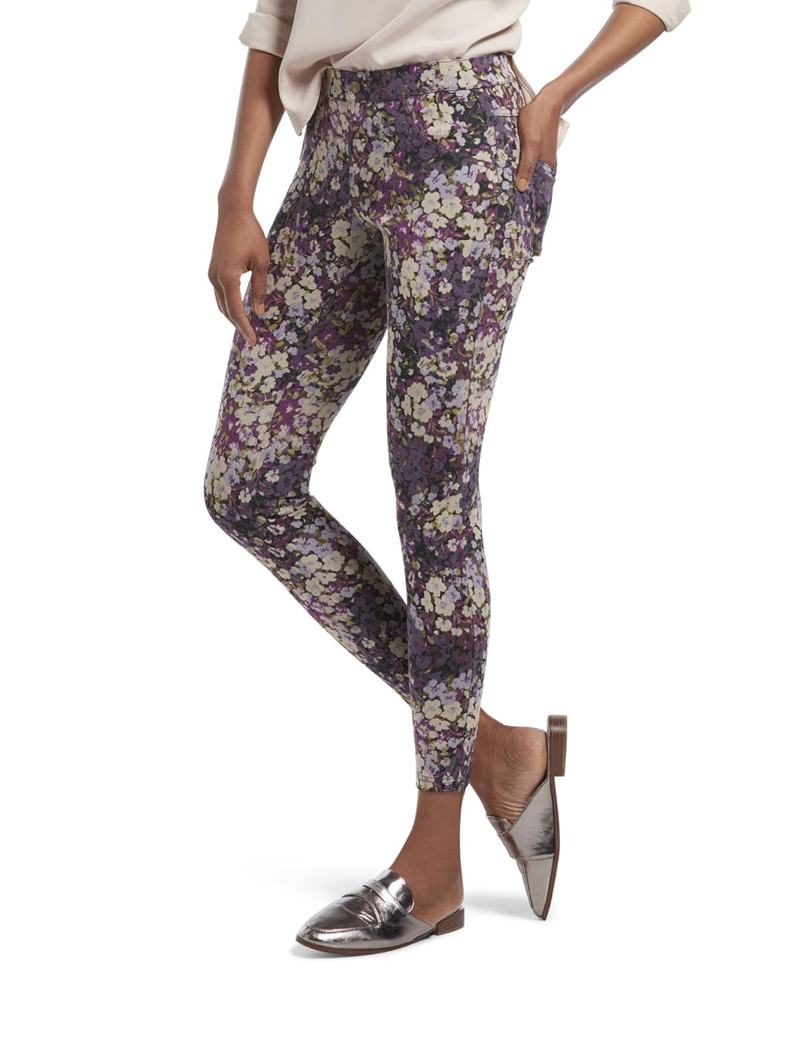 hue plus size denim leggings