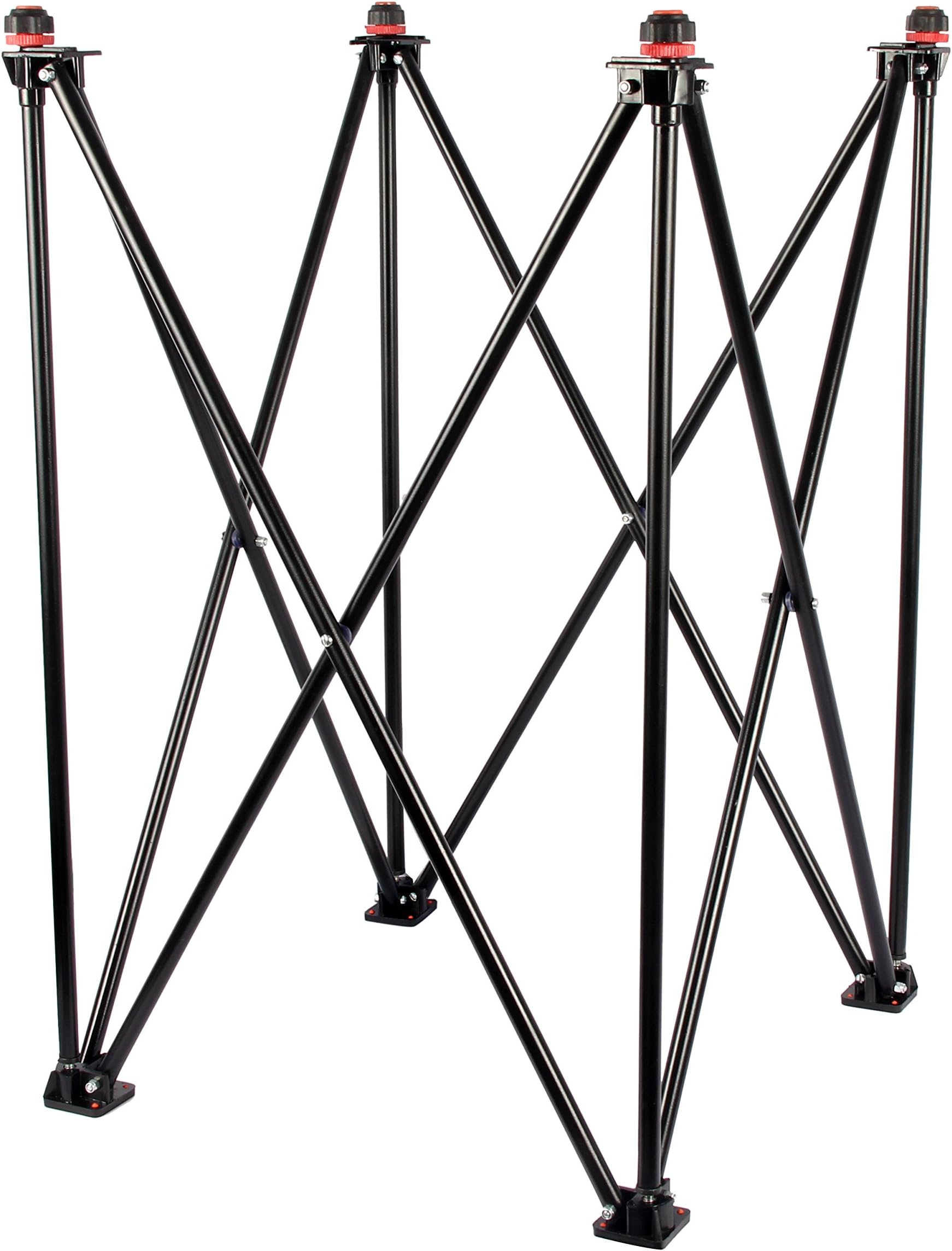Tenstar Ajustable Easy fold Carrom Stand (Black)