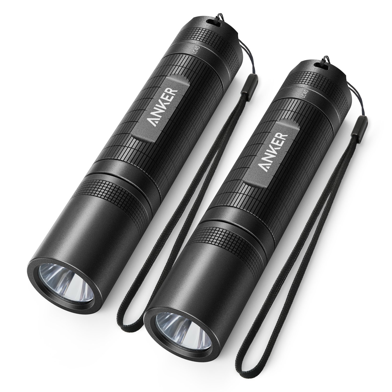 Anker Bolder LC40 LED Flashlight (2 PACK), PocketSized LED Torch