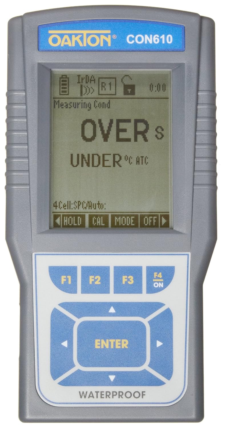 Oakton Waterproof Portable CON 610 Conductivity Meter Amazon.ca